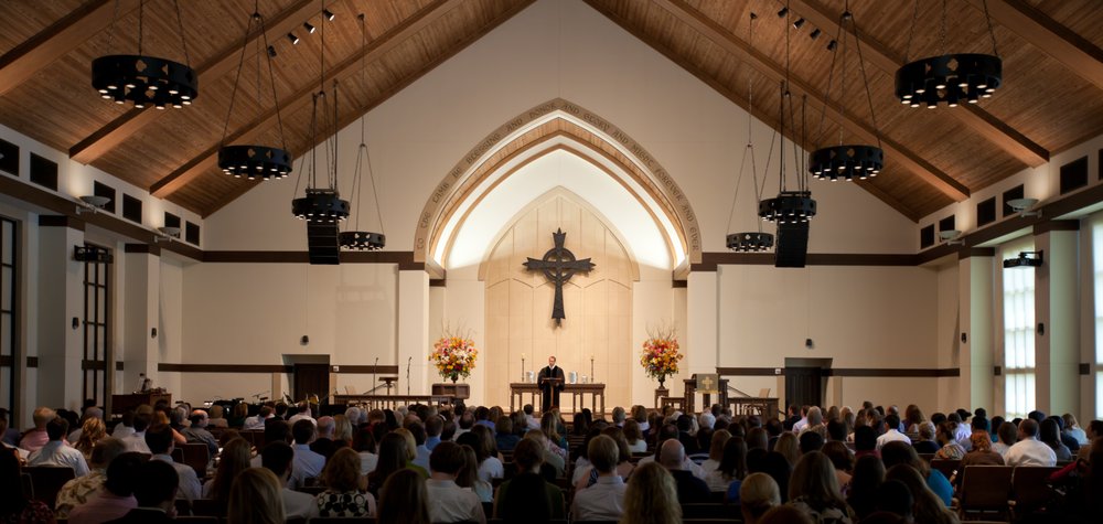 The congregation gathered for worship at Christ the King Presbyterian Church in Houston, a SWCPN church.